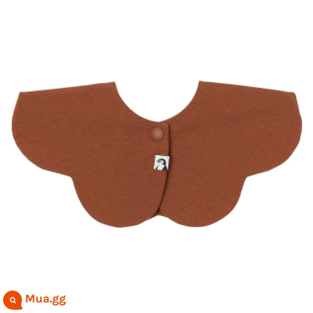 Hàn Quốc Konny Baby Salva khăn cotton Bib, Sách thực phẩm theo phong cách trẻ sơ sinh - Gạch đỏ