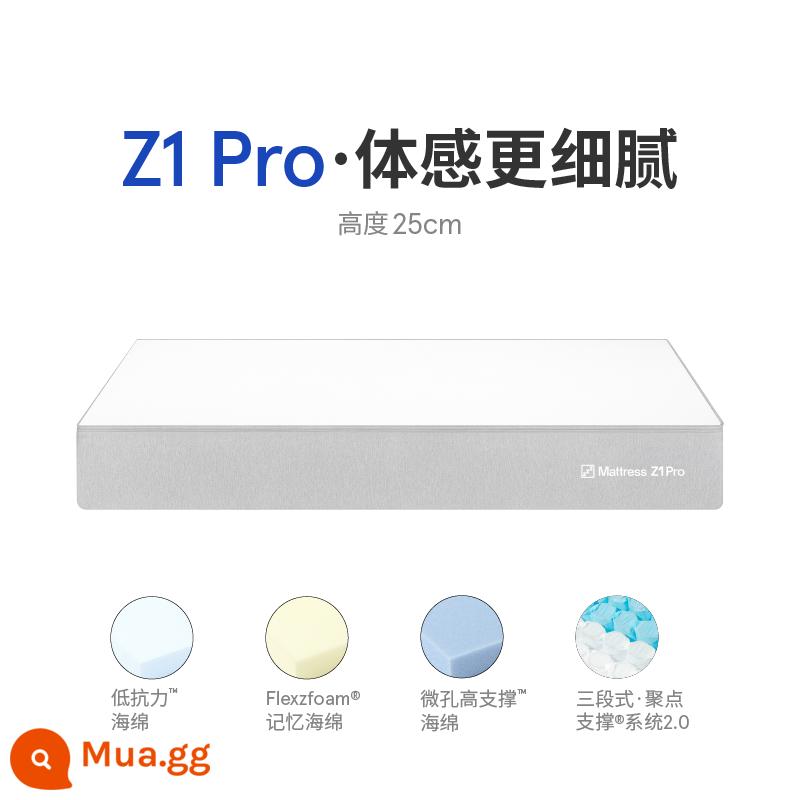 [Sản phẩm mới] Nệm lò xo Blue Box Z1 Pro Bọt nhớ có độ bền thấp Khách sạn độc lập Độ dày năm sao tùy chỉnh - Mẫu nâng cấp Z1Pro [Có hàng, giao hàng trong vòng 7 ngày]