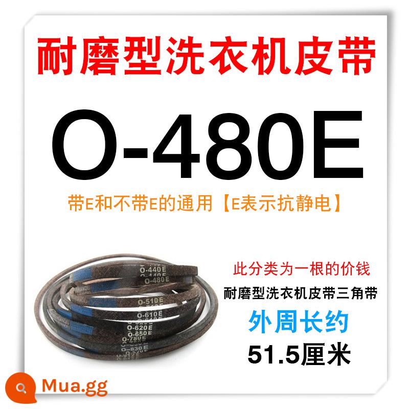 Dây đai máy giặt chống mài mòn chất lượng cao Đai tam giác hình chữ O đa năng bán/hoàn toàn tự động băng tải động cơ máy giặt phụ kiện - O-480E