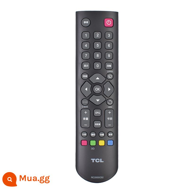 Điều khiển từ xa tivi tcl chính hãng đa năng 55 65 inch V6 C2 V2 F6 V6 L2 V5YP L8 - RC2000C02