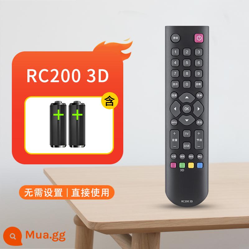 Thích hợp cho điều khiển từ xa TV TCL phổ thông LCD ARC801L giọng nói chính hãng RC801C/D - [RC200-3D]