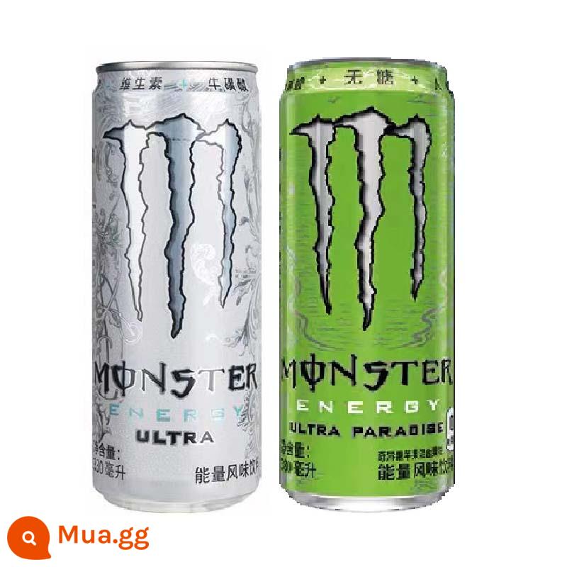 Magic claw drink monster Coca-Cola năng lượng ma thuật thể thao hương gốc xoài cam quýt rồng vàng 24 lon - 24 lon = [12 quả kiwi + 12 móng vuốt trắng]