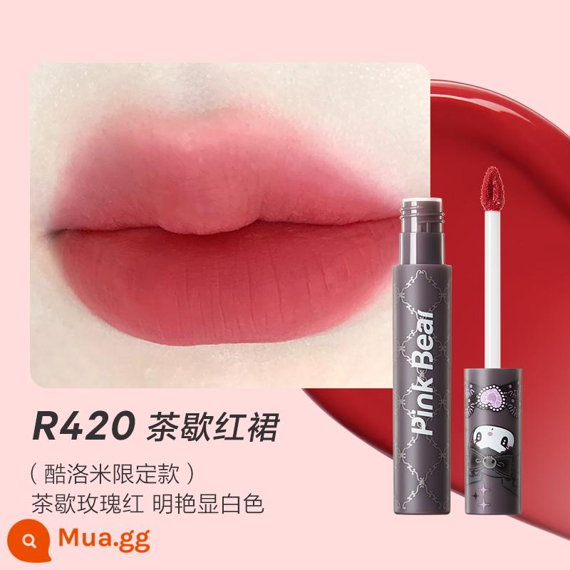 gấu hồng Pico Bear Cool Kulomi Melody Sanrio Limited Mirror Lip Glaze Son môi - Son môi phun sương nước R420 (Coolomi phiên bản giới hạn)