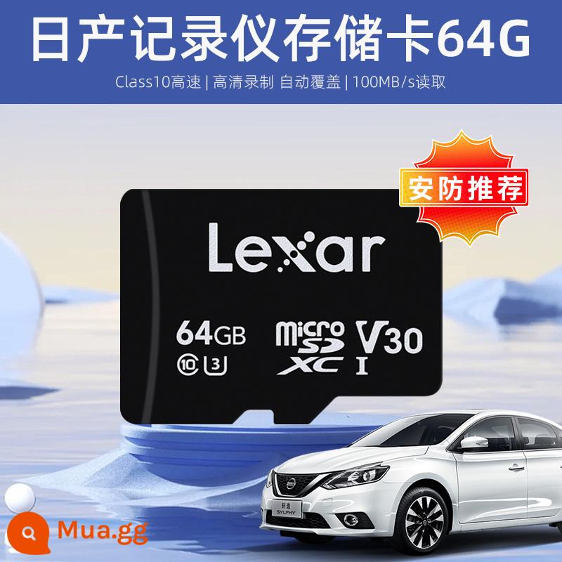 [Nissan Sylphy Special] Thẻ nhớ ghi âm lái xe Lexa Thẻ nhớ Sylphy thế hệ thứ 14 thẻ tf xe hơi tốc độ cao 20/21 Tianlai Xiaoke Loulan Tiida Bluebird Thẻ SD - 64G [Được Hiệp hội Bảo mật khuyên dùng để có hiệu suất và độ bền cao hơn] Được quản lý cửa hàng khuyên dùng