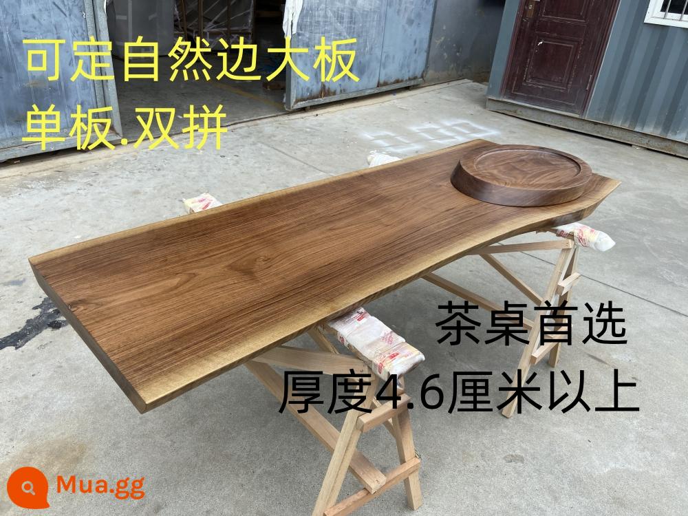 North American Black Walnut Wood Board Log Nhật ký tùy chỉnh máy tính bảng bảng điều khiển Tv tủ cà phê Cà phê Đồ nội thất bằng gỗ rắn Tùy chỉnh tự làm - Gia công kích thước tấm lớn tự nhiên