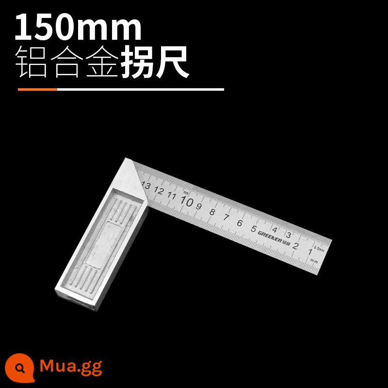 Rừng Xanh Thước Góc Góc Thước Góc 90 Độ Đo Hiện Vật Hoạt Động Nghề Mộc Đặc Biệt Tam Giác Thước Xoay Thước Đa Năng - thước hợp kim nhôm 150mm