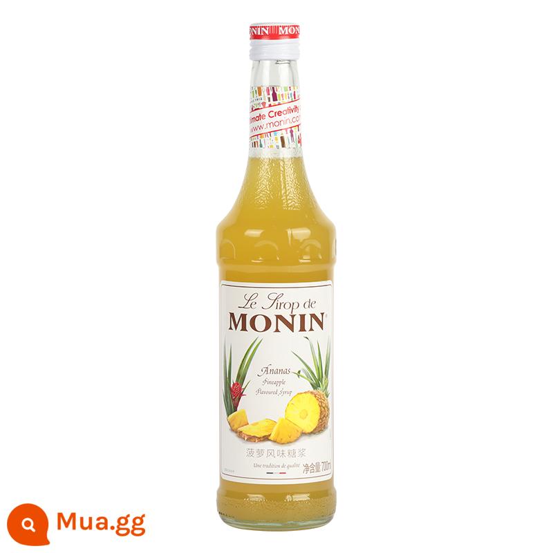 Xi-rô MONIN Hương Va ni Vỏ cam Bạc hà xanh Quế Táo Osmanthus Hạt phỉ Dừa Xi-rô hương Curacao xanh - hương vị dứa