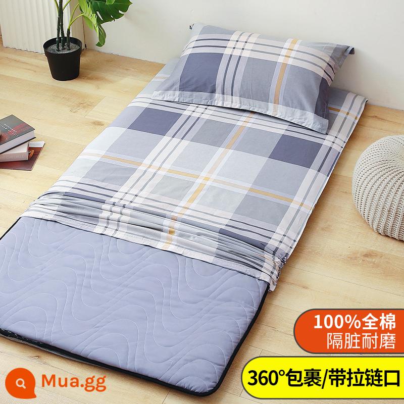 Áo Nệm Cotton Nguyên Chất Vỏ Chăn Ký Túc Xá Sinh Viên Đơn 90X200 Nệm Vỏ Chăn 190 Bọc Nệm Trọn Gói 0.9 - kỳ nghỉ La Mã