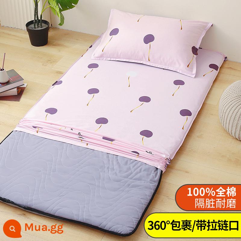 Áo Nệm Cotton Nguyên Chất Vỏ Chăn Ký Túc Xá Sinh Viên Đơn 90X200 Nệm Vỏ Chăn 190 Bọc Nệm Trọn Gói 0.9 - New Delhi