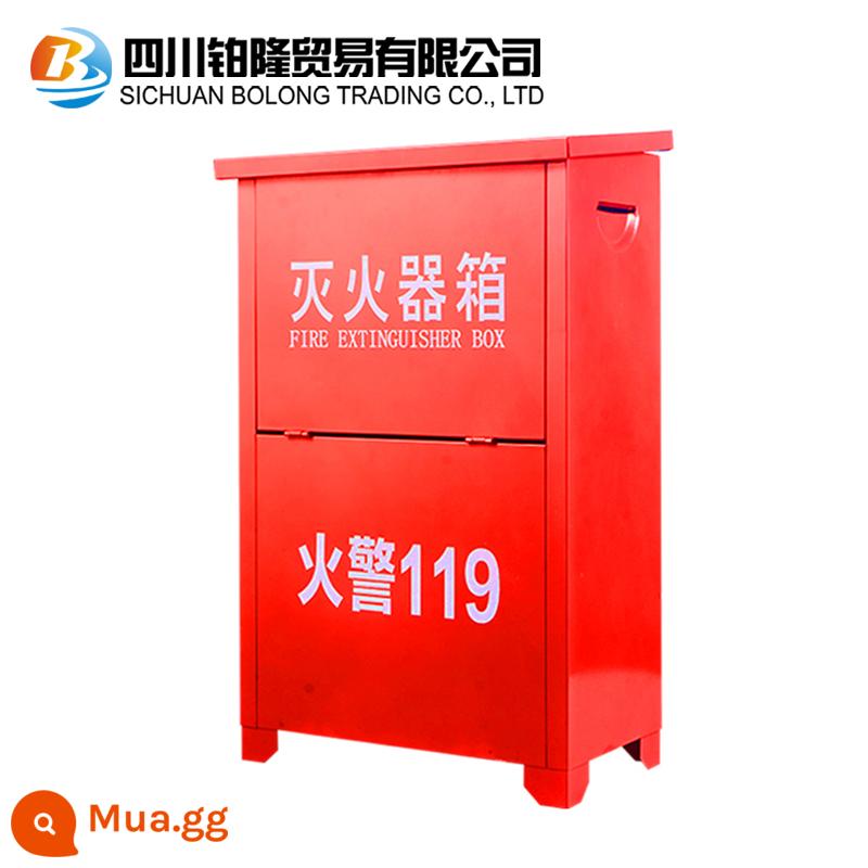 Cửa hàng bình chữa cháy hộ gia đình 4kg phù hợp với nhà xưởng bình bột khô xe xách tay 1/2/3/5/8kg thiết bị chữa cháy - Hộp bình chữa cháy 8X2 đựng được 2 bình chữa cháy