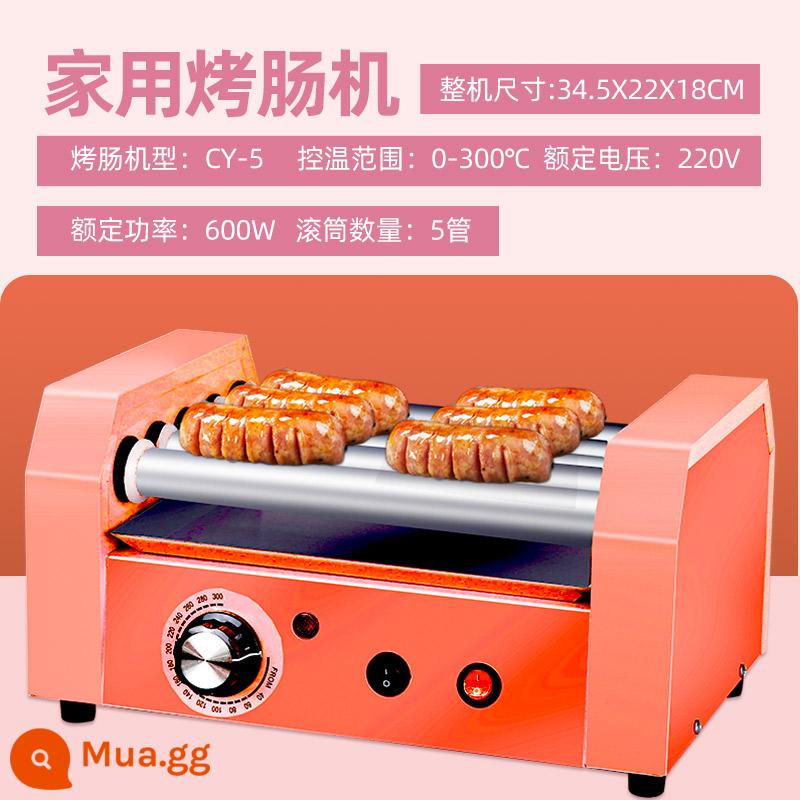 Máy làm xúc xích nướng Chuangyu Net Red Máy tính để bàn Mini Hộ gia đình nhỏ Xúc xích nướng Máy làm xúc xích Sinh viên ký túc xá God Tool Máy ăn sáng - Quả cam