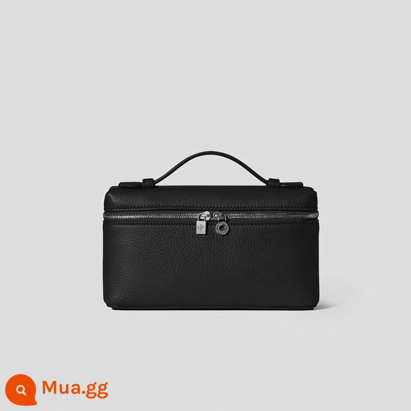 Túi loro*lp L19 bento bag gigi cùng kiểu dáng túi xách piana da cầm tay thời trang Messenger đeo vai - màu đen hải quân