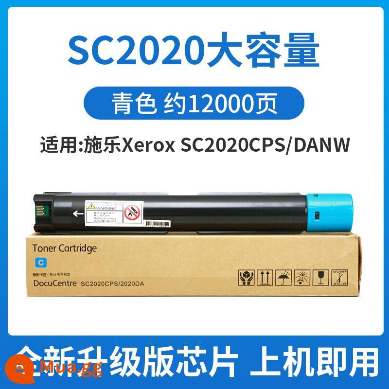 [Chất lượng gốc] Bắc Kinh phù hợp với hộp bột Fuji Quanlu 2022 hộp mực SC2020 hộp mực DocuCentre SC2022DA NM của máy photocopy hộp mực hộp mực hộp mực hộp bột thải - [12000 trang/200g] Cyan-SC2020 Dung lượng lớn