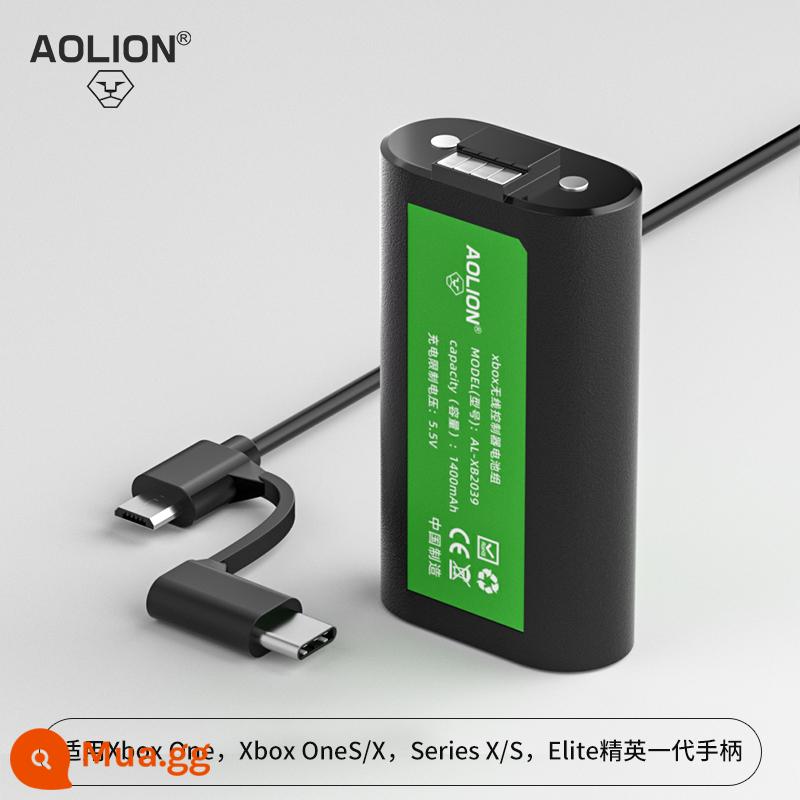 AOLION pin tay cầm xbox có thể sạc lại bộ pin lithium những cái/x tay cầm series x/s Elite Elite thế hệ xsx xss bộ sạc đồng bộ hóa tay cầm - Bộ pin lithium có thể sạc lại cho bộ điều khiển Xbox