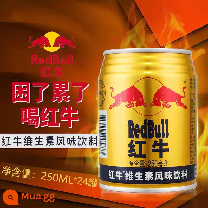 Nước Giải Khát Red Bull Thiên Tân 250Ml 24 Lon FCL Rhonas Vitamin Hương Vị Nước Giải Khát Miễn Phí Vận Chuyển - Red Bull nguyên hộp 24 lon