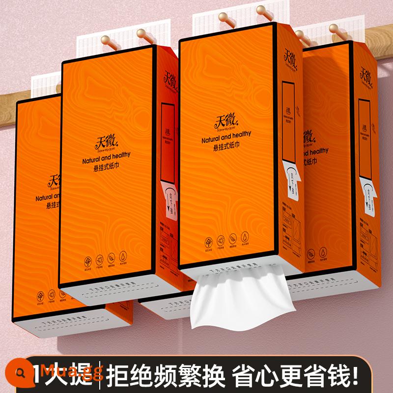 10 gói giấy vệ sinh treo có thể tháo rời, đầy đủ hộp giấy vệ sinh treo khăn ăn, giấy vệ sinh gia dụng giá phải chăng giấy vệ sinh - 1280 ảnh/1 tài liệu lớn [treo tường để tiết kiệm không gian]