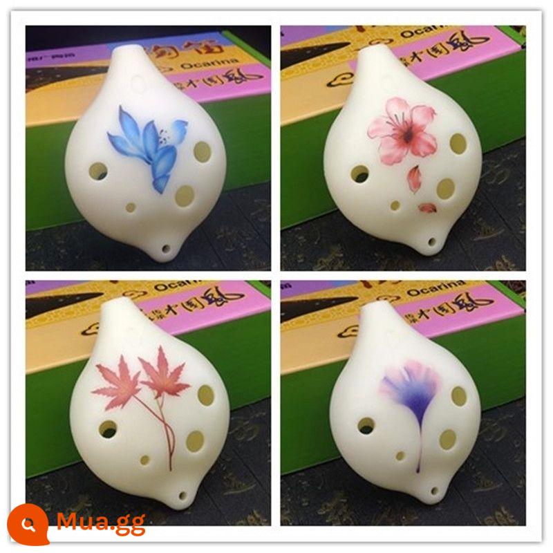 Sinh viên chống rơi 6 lỗ ocarina alto C tông nhựa nhựa AC người mới bắt đầu nhựa 6 lỗ phụ kiện miễn phí vận chuyển nhạc cụ - Nhựa miệng ngắn 6 lỗ tông màu AC sơn ngẫu nhiên, sáo trần không kèm phụ kiện