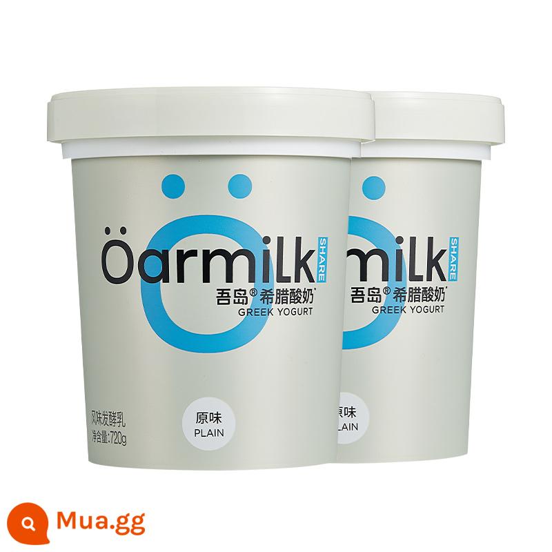 [Mua ngay] Sữa chua Oarmilk/My Island Greek Yogurt No Sucrose High Protein 720g Vat Baby Yogurt - Sữa chua Hy Lạp nguyên chất 720g