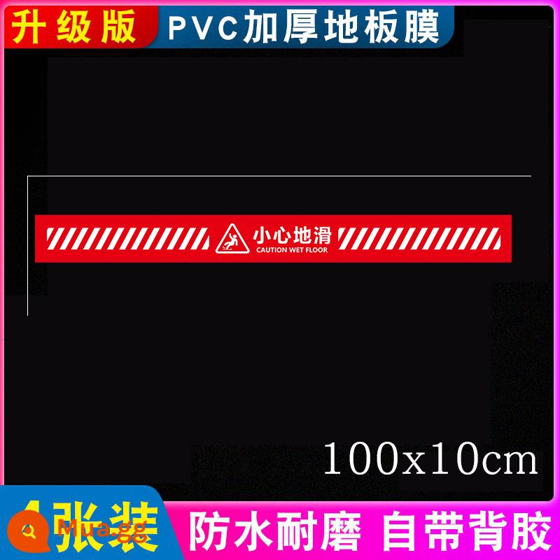 Dấu hiệu nhắc nhở trượt ngã Dấu hiệu khẩu hiệu cẩn thận Dấu hiệu trượt vạch 1 mét Hình dán sàn bước cẩn thận Dấu hiệu nhắc nhở ấm áp Hình dán cảnh báo Cẩn thận hướng dẫn trượt chân Hình dán hướng dẫn trượt chân - [4 ảnh] Cẩn thận trượt T9 màu đỏ (100x10cm)