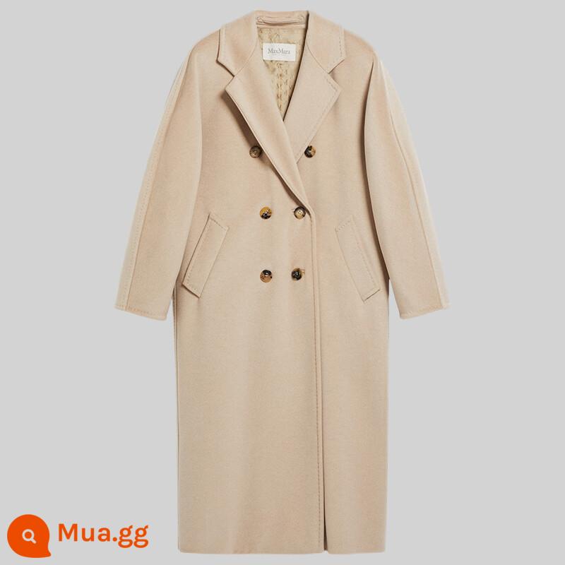 [Cổ điển] Áo khoác len nữ MaxMara 101801Madame 1018011906& - màu be nhạt