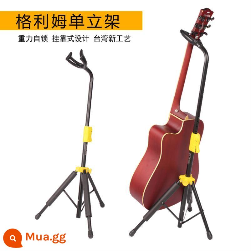 Mới đàn tỳ bà kệ dọc loại ghế nhà đàn guitar tiện lợi giá đỡ sinh viên đàn guitar hãng thu gọn nhạc cụ một khung một - B41-Grim Dày-Dọc Đứng