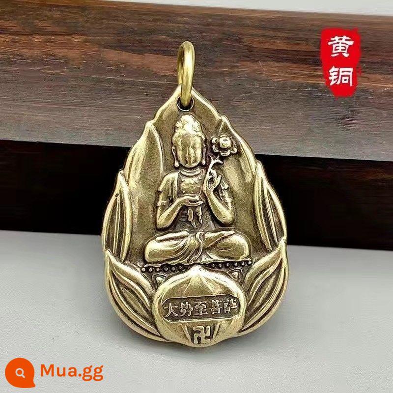 Đồng thau mười hai cung hoàng đạo tám vị thần hộ mệnh buôn chuyện thương hiệu móc chìa khóa nam nữ mặt dây chuyền cá tính bầu giáng sinh Phật mặt dây chuyền - Ngựa] Xu hướng chung + vòng tròn nhỏ