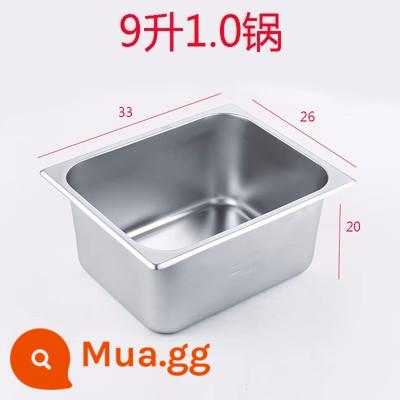 Nước chiên Fried Filter Frying Lưới khiêu dâm Duaron Fried Pot Bottom Net Net Thép không gỉ Phụ kiện Fryric Fry - nồi 9 lít 1.0