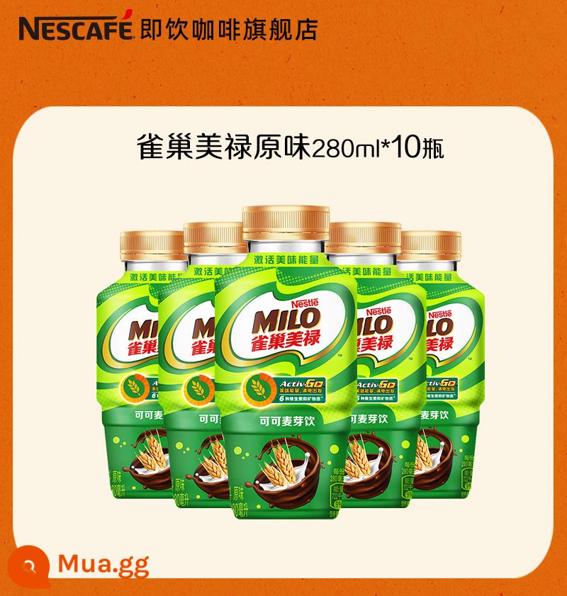 [Cửa hàng hàng đầu] Cà phê pha sẵn Nestle hương vị latte mượt mà 268ml * 15 chai nước giải khát đóng hộp - Milo hương original 10 chai 280ml