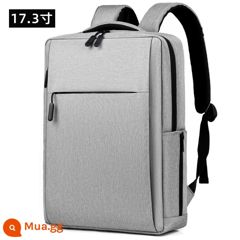 17.3 -inch Backpack Backpack LOGO15.6 Double - Màu xám 17,3 inch