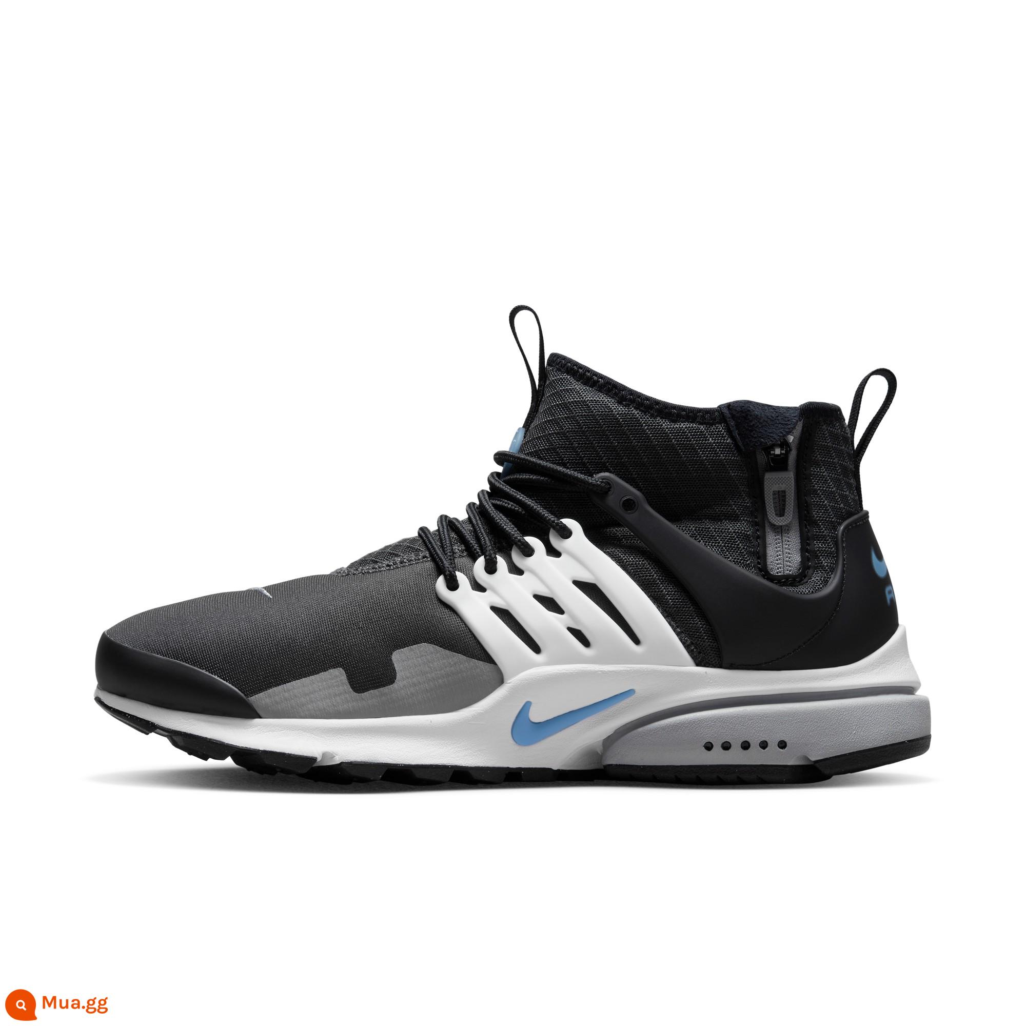 NIKE OUTLETS Official Giày thể thao nam Nike Air Presto Mid Utility DC8751 - 002 than đen/xanh đại học/trắng đỉnh/xám hạt/đen