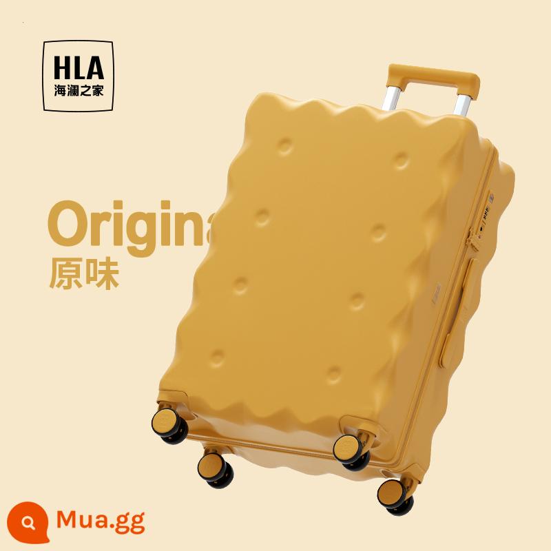 HLA/Heilan Nhà Bánh Mì Nướng Hành Lý Nữ Xe Đẩy Ốp Lưng Sinh Viên Cao Cấp Đa Năng Cốc Vali 24 Inch - Hộp đựng bánh quy-chính hãng [thiết kế nguyên bản + giá đỡ cốc di động]