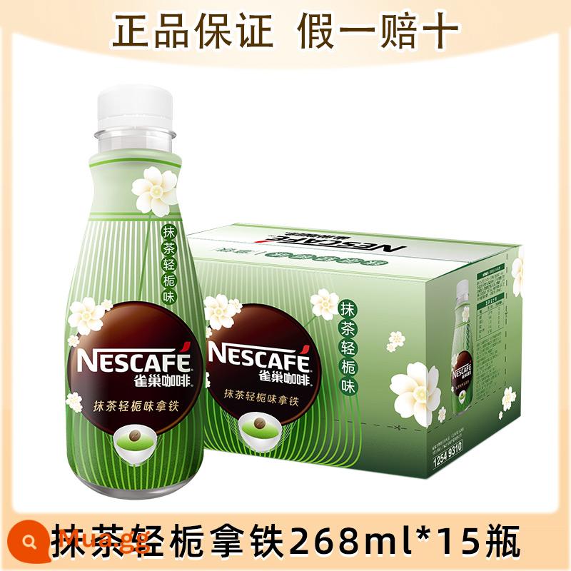 Cà phê pha sẵn matcha latte mượt đóng chai Nescafe 268ml sảng khoái hàng đầu chính thức của cửa hàng hàng đầu - Matcha latte 268ml*15 chai nguyên hộp