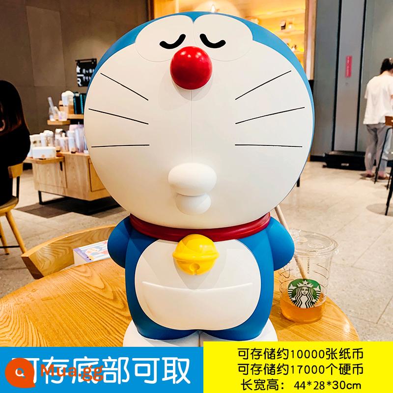 Heo đất Doraemon trang trí năm mới Thỏ năm phim hoạt hình trang trí máy tính để bàn heo đất lớn trang trí búp bê - Heo đất Doremon (kích thước quá lớn)