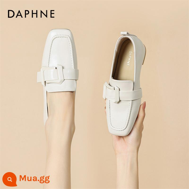 Daphne Giày Thời Trang Nữ Xuân Thu 2023 Mới Đa Năng Giày Loaf Giày Mary Jane Giày Công Sở - 4007 màu be