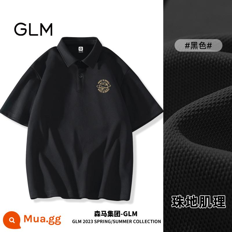 Semir Group GLM cổ áo sơ mi áo sơ mi polo ngắn tay dành cho nam xu hướng mùa hè dành cho nam Áo thun nam bình thường nửa tay - Màu đen (ảnh trước khi tên lửa phóng)