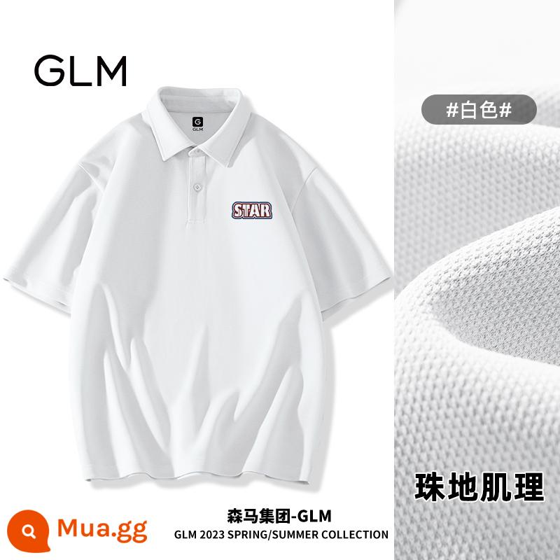 Semir Group GLM cổ áo sơ mi áo sơ mi polo ngắn tay dành cho nam xu hướng mùa hè dành cho nam Áo thun nam bình thường nửa tay - Trắng (trước năm 1998) --- Bán chạy