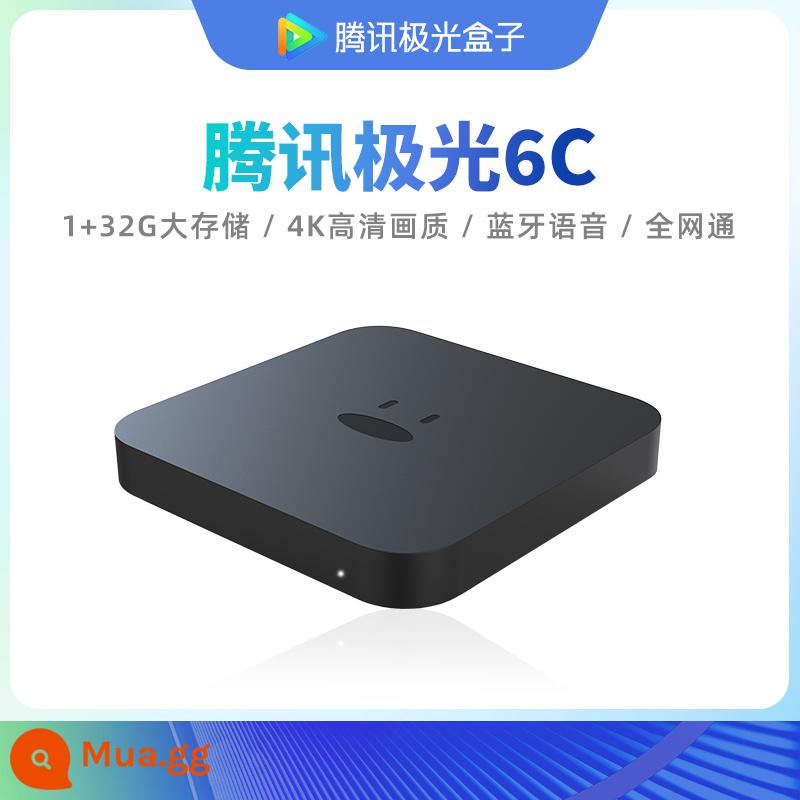 Tencent TV Box Tmall Network Network Mạng Sky -Top Hộp HD Hỗ trợ Xiaomi Huawei Màn hình điện thoại di động - Giải mã giọng nói Bluetooth 6C 1+32G 6K