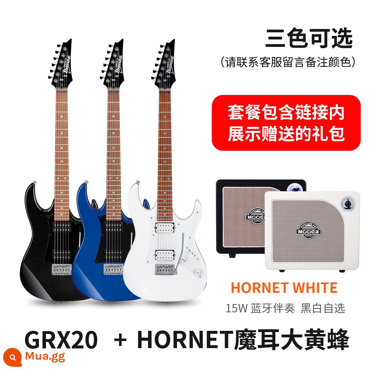 IBANEZ Ibanna GRX40 GRG150/170DX/220PA mục chuyên nghiệp mới bắt đầu bộ guitar điện - Loa Magic Ear Hornet GRX20+