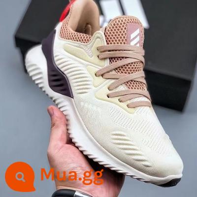 Adidas alpha‍bounce mùa thu đông mới giày nam nữ giày chạy bộ giày thể thao giày alpha - Khaki