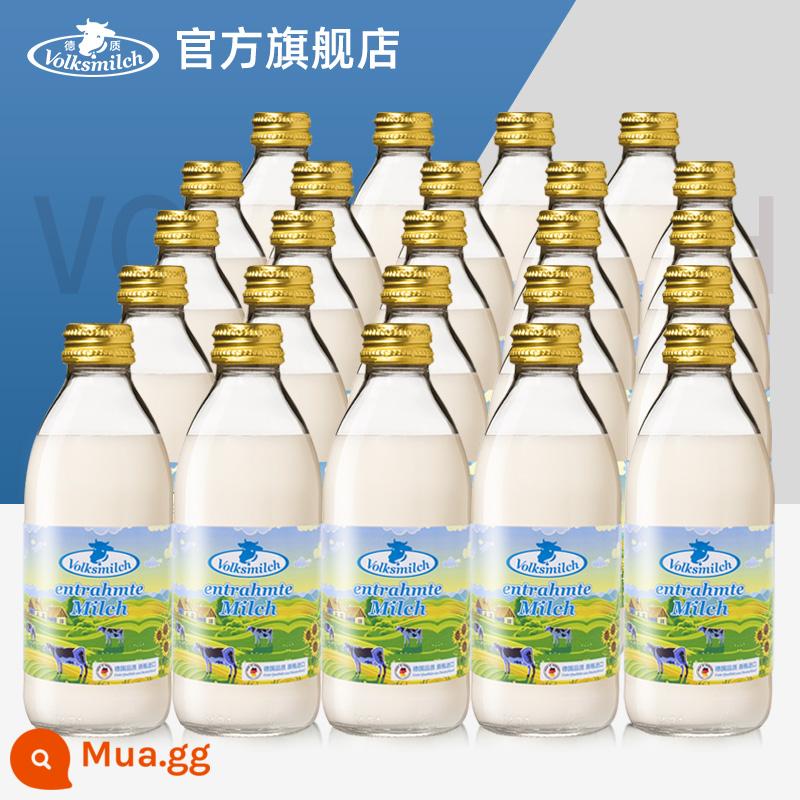 Chất lượng Đức Sữa tách béo nhập khẩu Đức Sữa nguyên chất canxi cao 240ml đóng chai nguyên hộp - 24 chai sữa gầy