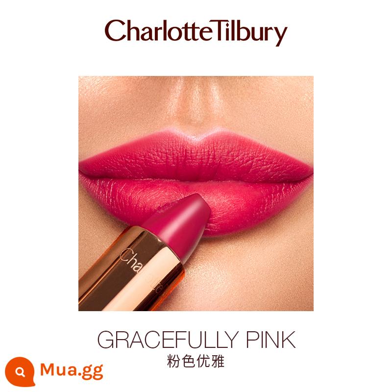 [Lễ hội năm mới] CT Modern Fog Lipstick Hickey WONS Red Brown Bean Paste Son môi dưỡng ẩm - Hồng duyên dáng hồng thanh lịch