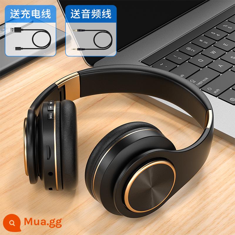 huawei phù hợp với tai nghe Bluetooth chất lượng cao điện thoại di động không dây gắn trên đầu máy tính tai nghe unisex âm nhạc thể thao chạy trò chơi thể thao điện tử thẻ cắm đặc biệt có đèn lúa mì Thơ Jinbei - Màu đen (chất lượng âm thanh vòm nổi 9D★tuổi thọ pin dài★mặc thoải mái)