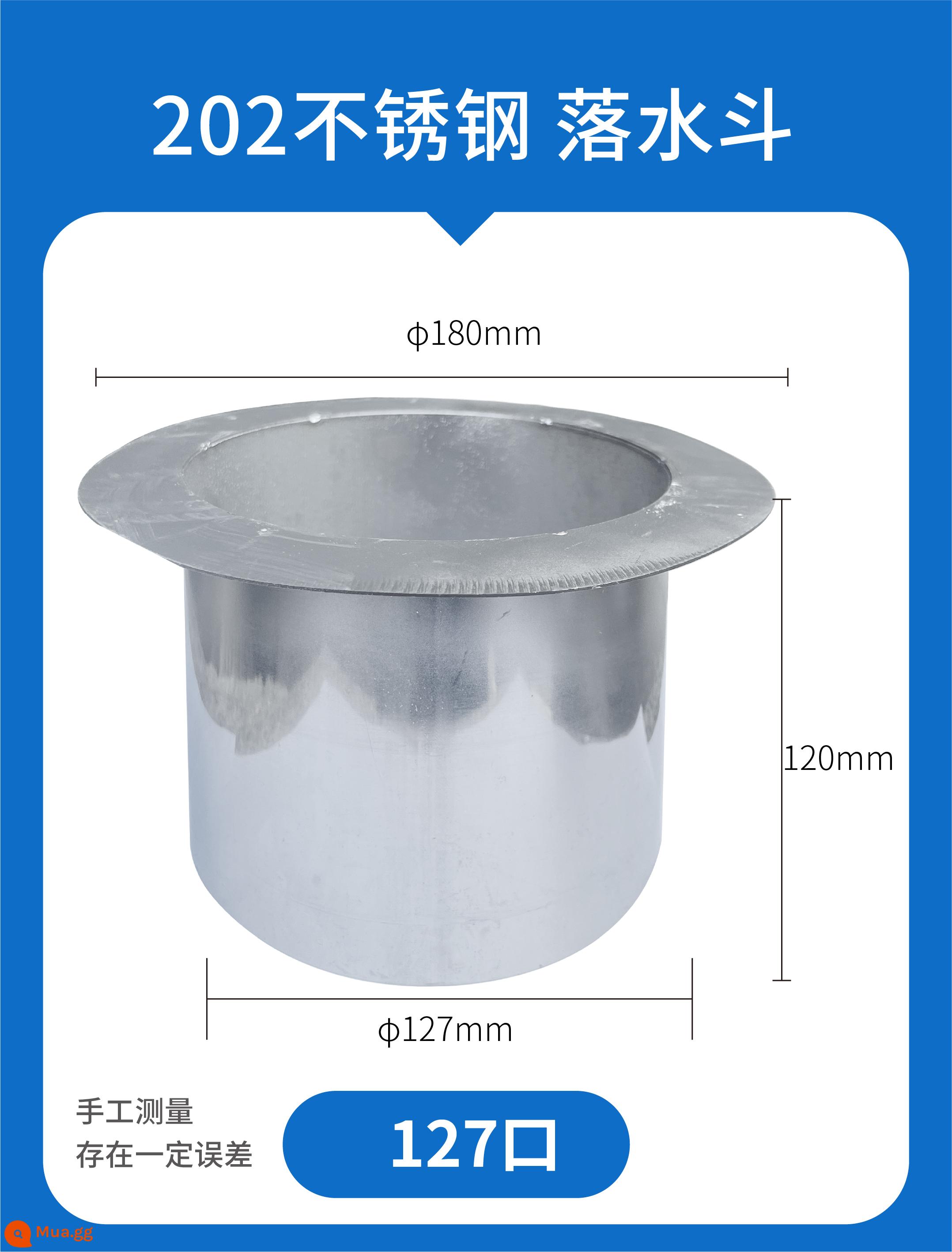 Kết cấu thép mái máng xối inox thoát nước chống dột phễu mái thoát nước mưa máng xối mưa biệt thự - 202-127 Máng thoát nước chống rò rỉ