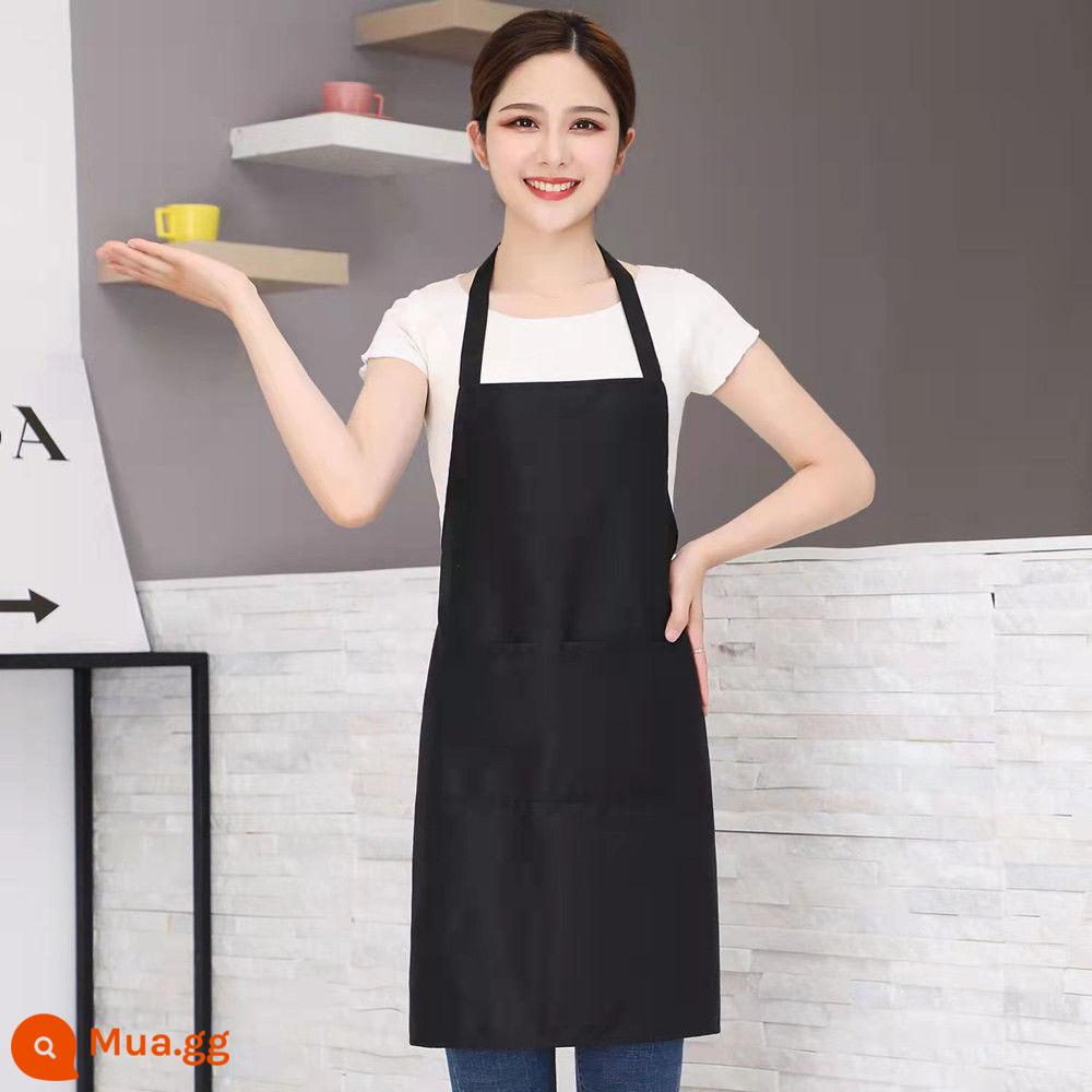 Áo khoác lao động nam nữ ngụy trang áo xanh dài tay bản dài tạp dề chống bụi coverall bảo hiểm lao động quản lý kho khuân vác - Tạp dề màu đen (một kích thước phù hợp cho tất cả)