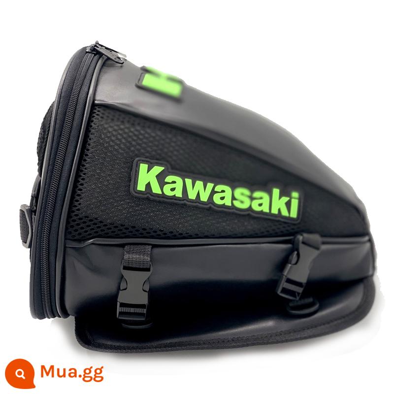 Túi treo xe máy Kawasaki Túi treo đuôi xe Túi treo cốp sau đầu máy Túi cốp sau chống văng thiết bị đi xe - Kawasaki (xếp hạng ròng)