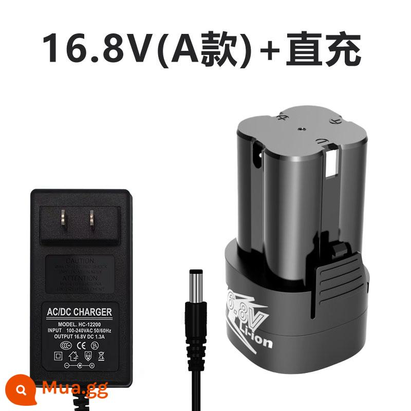 16.8V Pin Lithium Dung Lượng Lớn Tay Sạc Máy Khoan Điện Pin 18V Máy Vặn Vít Thích Hợp Cho Longyun Fuge - Model A-16.8v-9200H+ sạc trực tiếp