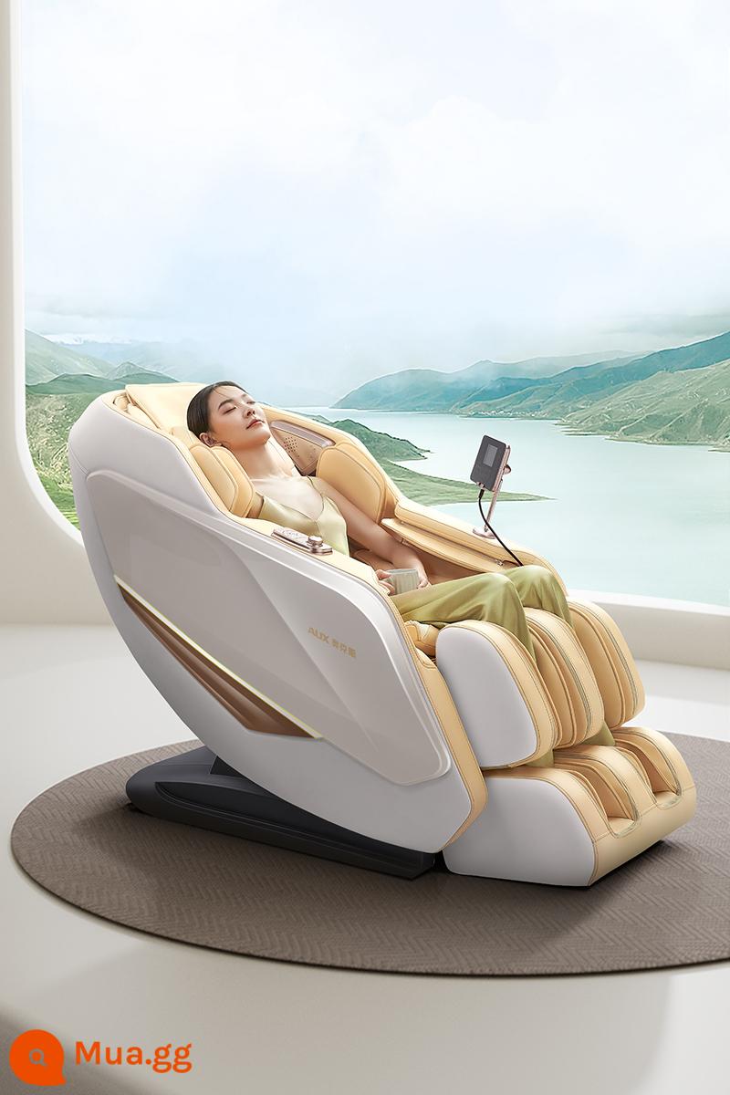 Oaks ghế massage gia đình cao cấp hoàn toàn tự động không gian viên SL đường sắt đa chức năng sofa điện R8 - Rượu sâm banh