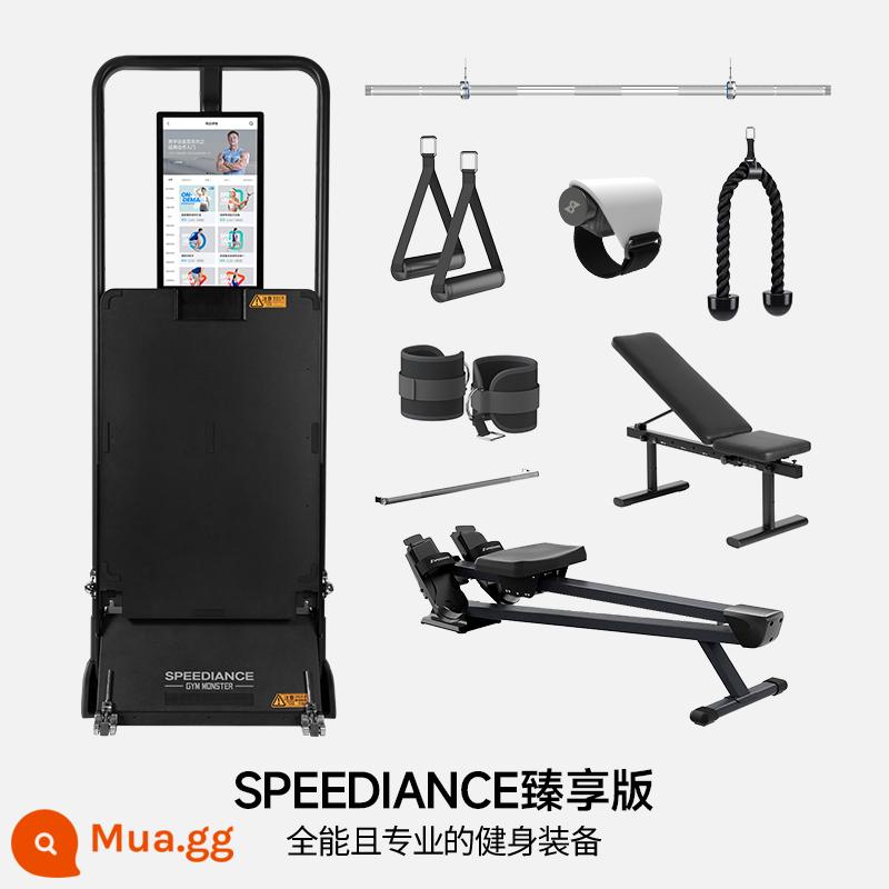 Speediance Tốc Độ Sức Mạnh Trạm Tập Thể Hình Nhà Đa Chức Năng Tất Cả Trong Một Thiết Bị Thể Thao Chim Giàn - Phiên bản cao cấp (ghế gấp + ghế chèo)