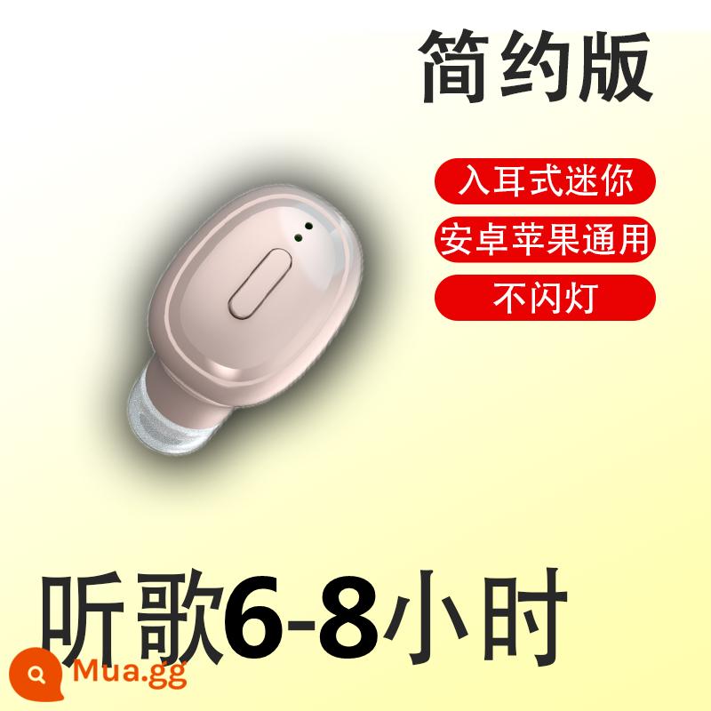 Tai nghe bluetooth chờ siêu dài chơi game mini nghe nhạc thích hợp cho điện thoại OPPO Xiaomi Huawei tai nghe nhét tai không dây nam nữ vivo Android Apple phổ thông thể thao chạy gọi nhỏ - Phiên bản đơn giản-[Nghe bài hát và nói chuyện trong 8 giờ]-[Da cá nhân hóa]