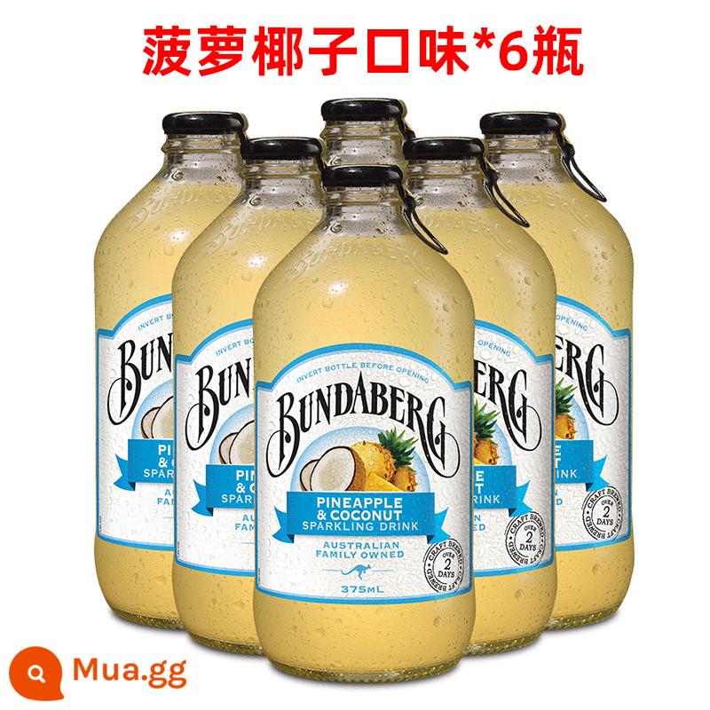 Úc Bundesberg soda bundaberg gừng nước gừng khô nước chanh nước có ga nước giải khát nhập khẩu hàng đầu cửa hàng - Dứa Dừa* 6 chai